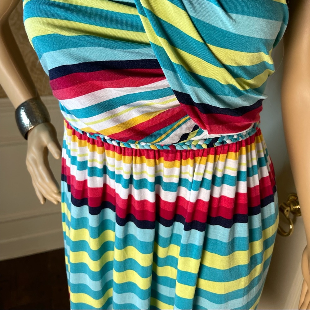 Tart Rainbow Striped Strapless Sundress Multicolor - Picture 5 of 8